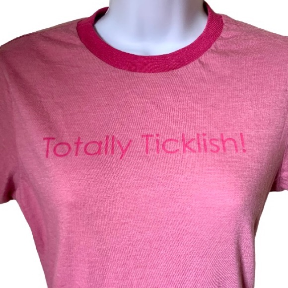 Britney Spears Rare Vintage Ringer Tee Totally Ticklish Curious Sz S/M - Picture 2 of 7